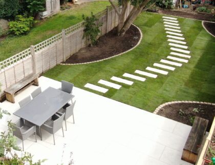 Landscaped garden in Reigate